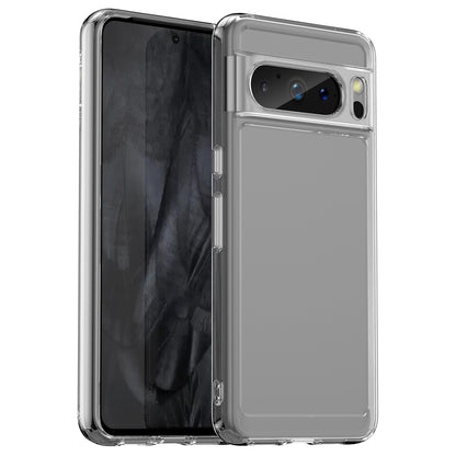 For Google Pixel 8 Pro Candy Series Anti-fall Air Cushions TPU Phone Case Back Protector Clear Cover