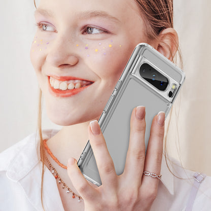 For Google Pixel 8 Pro Candy Series Anti-fall Air Cushions TPU Phone Case Back Protector Clear Cover