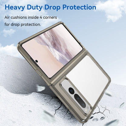 For Google Pixel Fold Clear Back Case Anti-Scratch TPU+Acrylic Phone Cover