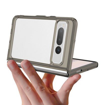 For Google Pixel Fold Clear Back Case Anti-Scratch TPU+Acrylic Phone Cover