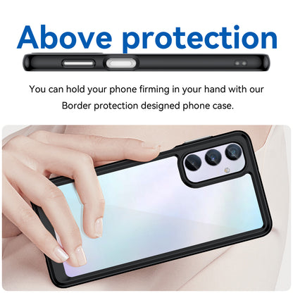For Samsung Galaxy M54 5G / F54 5G TPU+Acrylic Back Phone Cover Clear Protective Case