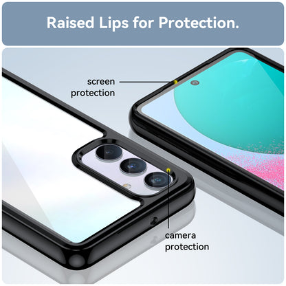 For Samsung Galaxy M54 5G / F54 5G TPU+Acrylic Back Phone Cover Clear Protective Case