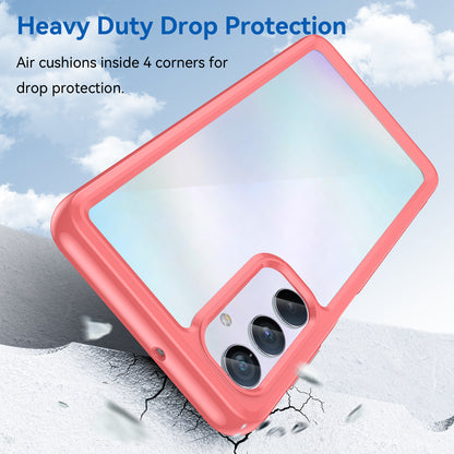 For Samsung Galaxy M54 5G / F54 5G TPU+Acrylic Back Phone Cover Clear Protective Case