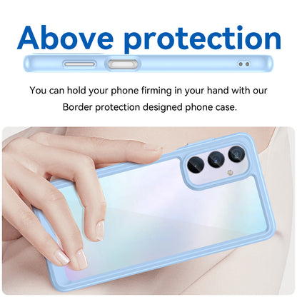For Samsung Galaxy M54 5G / F54 5G TPU+Acrylic Back Phone Cover Clear Protective Case