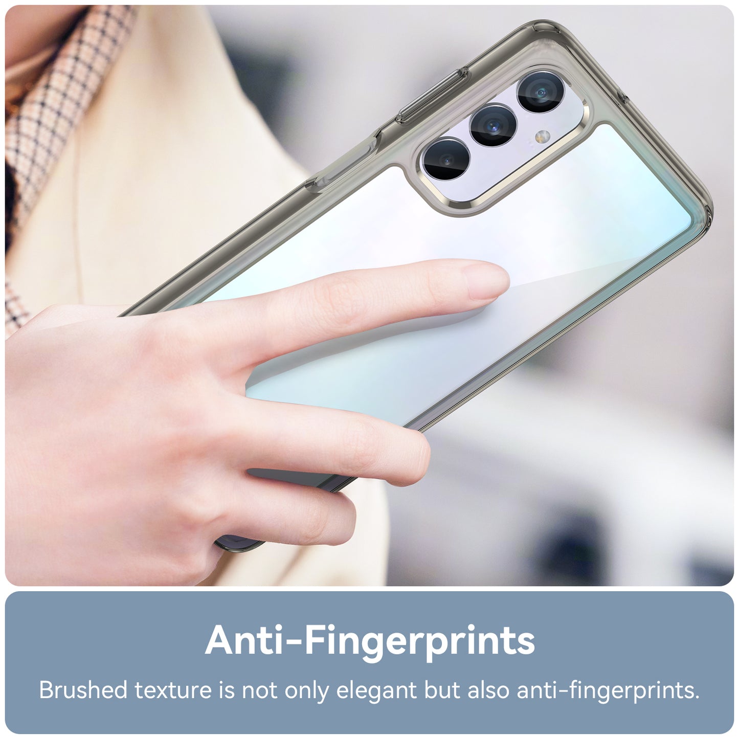 For Samsung Galaxy M54 5G / F54 5G TPU+Acrylic Back Phone Cover Clear Protective Case