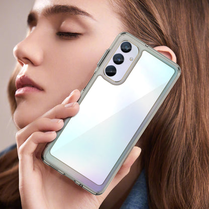 For Samsung Galaxy M54 5G / F54 5G TPU+Acrylic Back Phone Cover Clear Protective Case