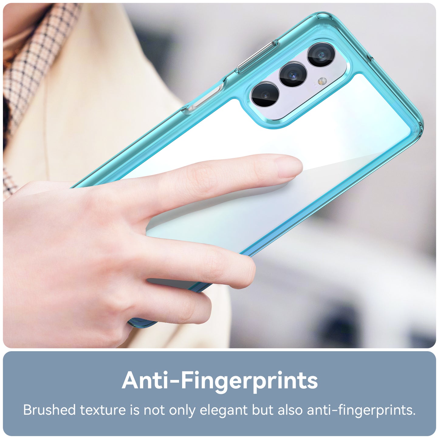 For Samsung Galaxy M54 5G / F54 5G TPU+Acrylic Back Phone Cover Clear Protective Case