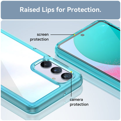 For Samsung Galaxy M54 5G / F54 5G TPU+Acrylic Back Phone Cover Clear Protective Case