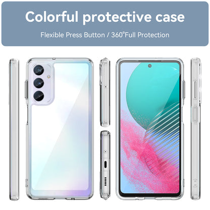 For Samsung Galaxy M54 5G / F54 5G TPU+Acrylic Back Phone Cover Clear Protective Case