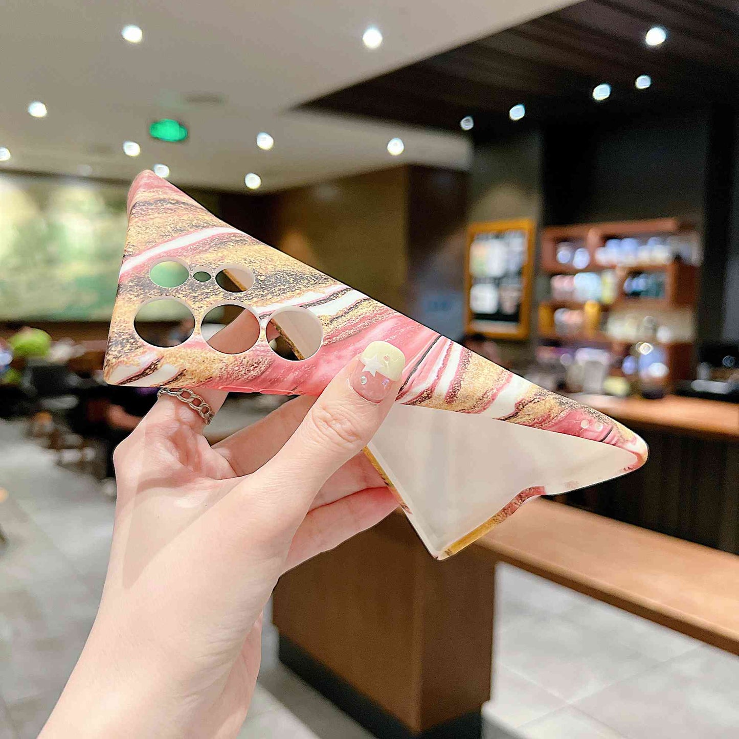 For Samsung Galaxy S23 Ultra Anti-drop IMD Marble Pattern Phone Cover Soft TPU Back Case