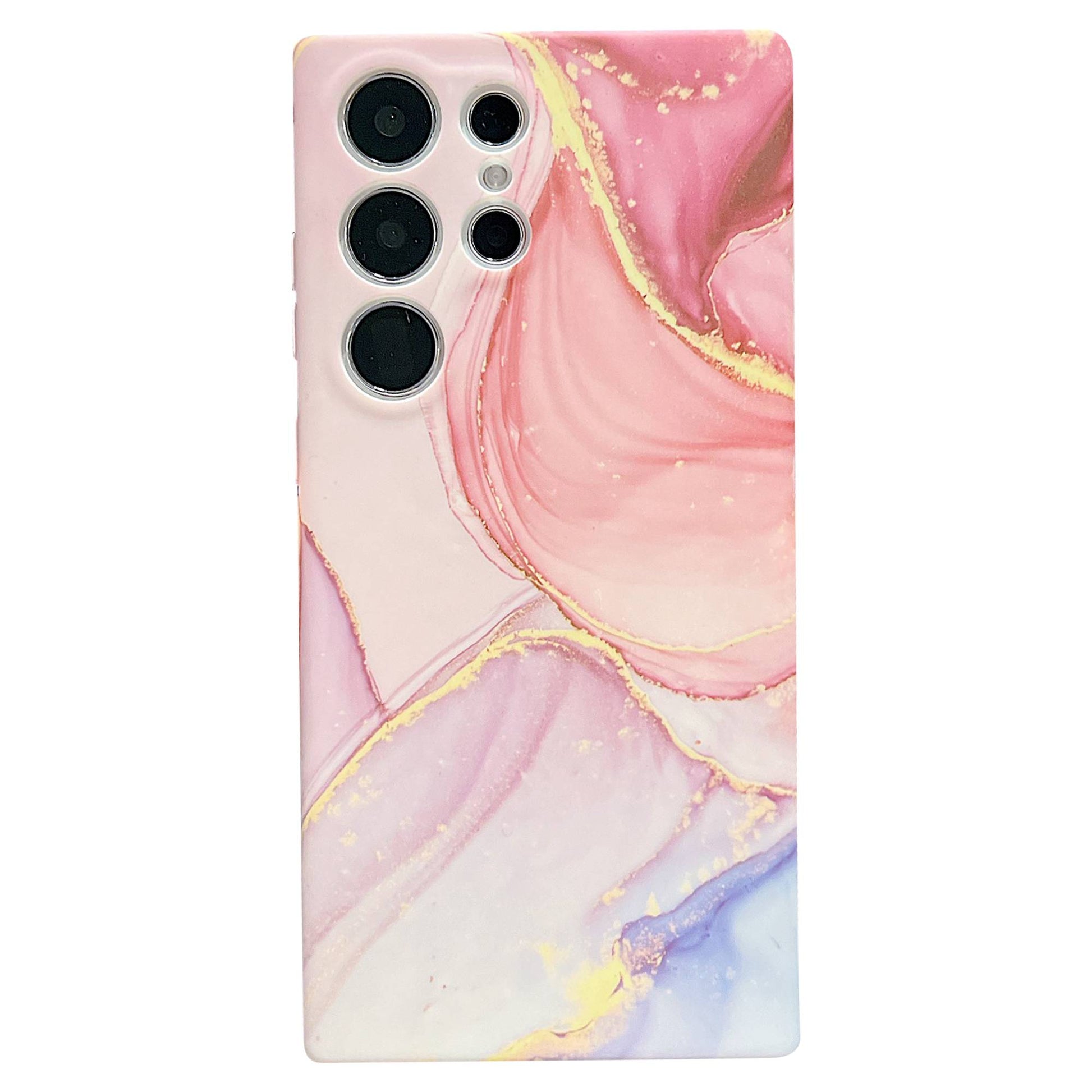 For Samsung Galaxy S23 Ultra Anti-drop IMD Marble Pattern Phone Cover Soft TPU Back Case
