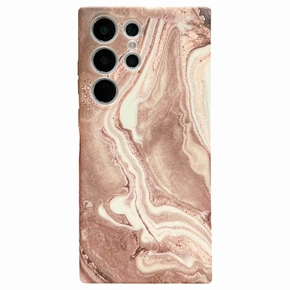 For Samsung Galaxy S23 Ultra Anti-drop IMD Marble Pattern Phone Cover Soft TPU Back Case