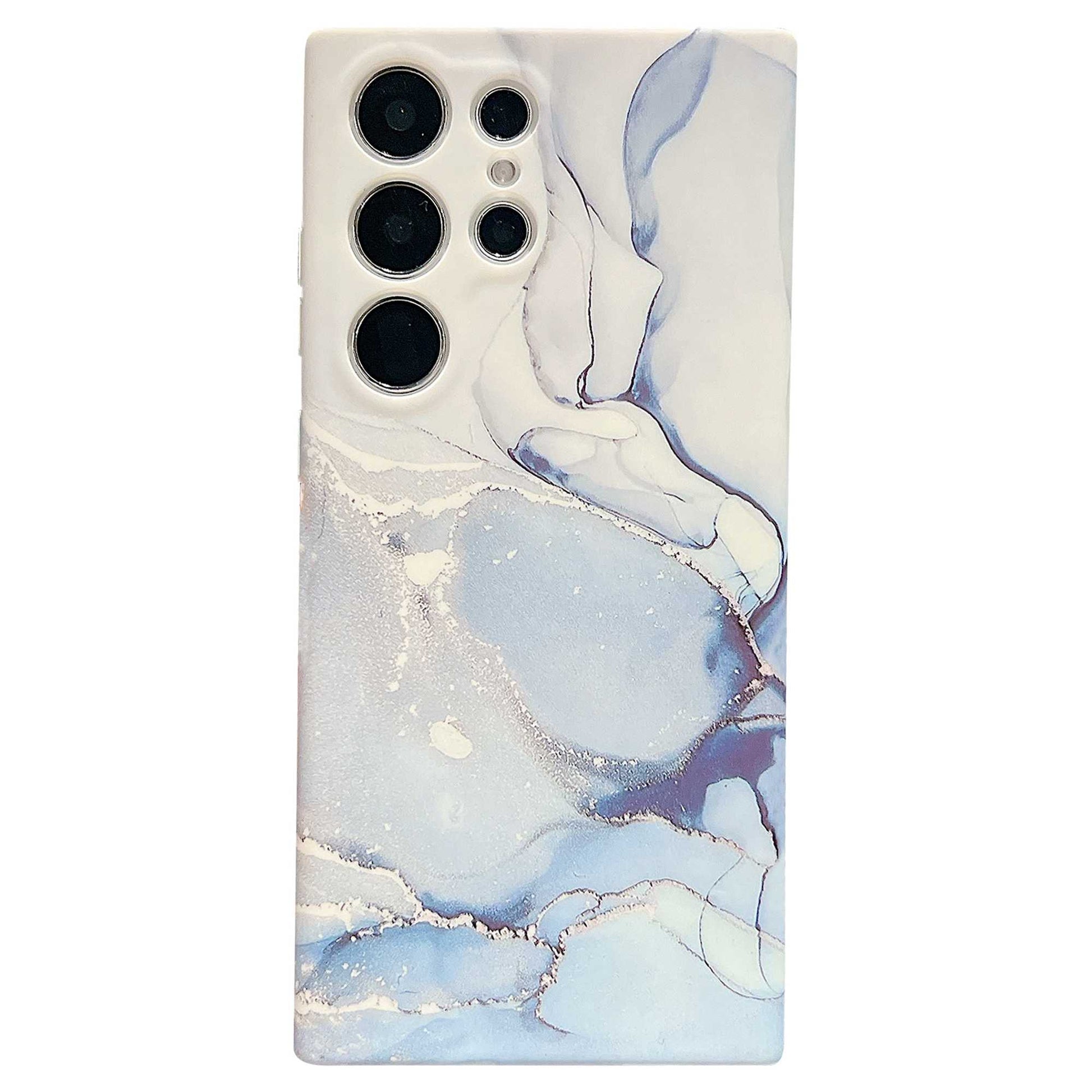 For Samsung Galaxy S23 Ultra Anti-drop IMD Marble Pattern Phone Cover Soft TPU Back Case