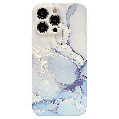 For iPhone 14 Pro IMD Marble Pattern Phone Cover Scratch Resistant Soft TPU Back Case