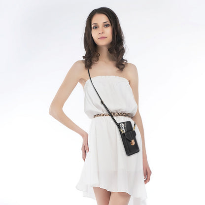 Card Holder Case for Samsung Galaxy S22+ 5G Kickstand PU Leather+TPU Phone Cover with Shoulder Strap