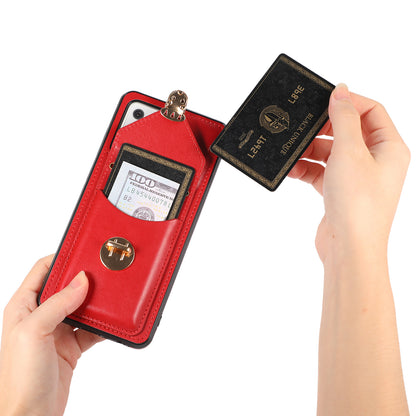 PU Leather+TPU Shell for Samsung Galaxy A72 4G / 5G Card Holder Back Case Phone Cover with Kickstand