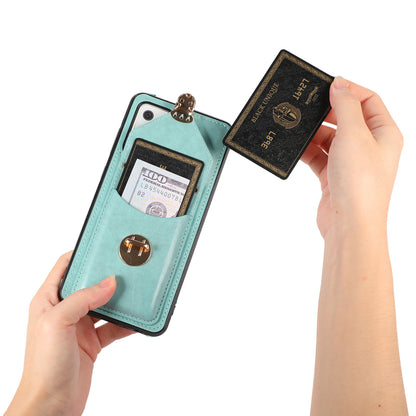 PU Leather+TPU Shell for Samsung Galaxy A72 4G / 5G Card Holder Back Case Phone Cover with Kickstand