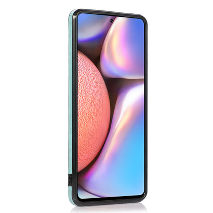 For Samsung Galaxy A53 5G Card Holder Anti-drop Shell PU Leather+TPU Back Case Kickstand Phone Cover