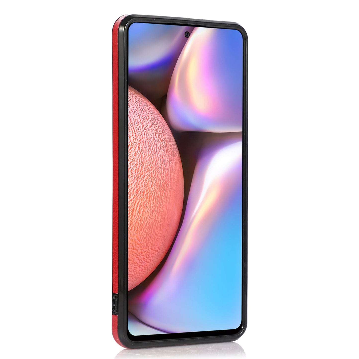 For Samsung Galaxy A33 5G Card Holder Design PU Leather+TPU Shell Back Case Kickstand Phone Cover