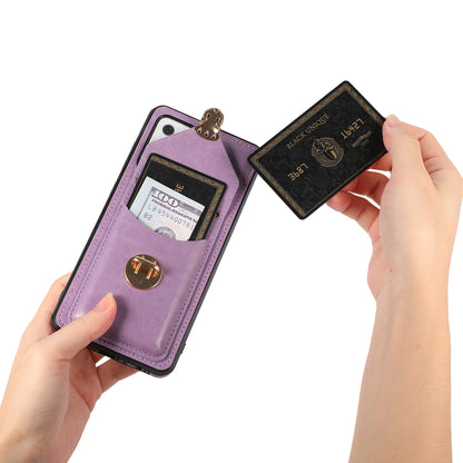 For Samsung Galaxy A33 5G Card Holder Design PU Leather+TPU Shell Back Case Kickstand Phone Cover