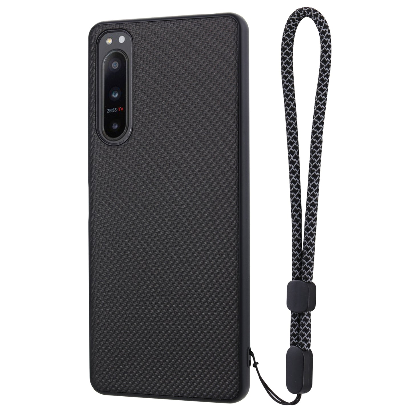 VILI TC Series For Sony Xperia 5 IV 5G Phone Case Anti-fall Textured PU Leather Coated TPU Cover