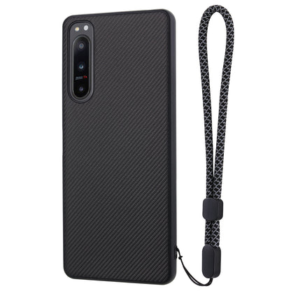 VILI TC Series For Sony Xperia 5 IV 5G Phone Case Anti-fall Textured PU Leather Coated TPU Cover