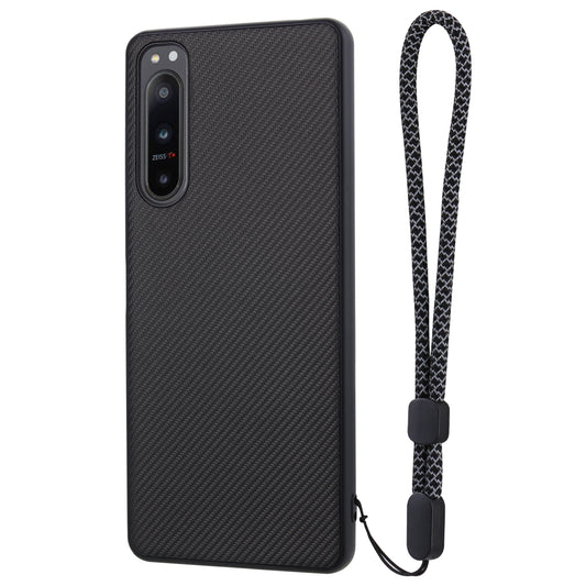 VILI TC Series For Sony Xperia 5 IV 5G Phone Case Anti-fall Textured PU Leather Coated TPU Cover