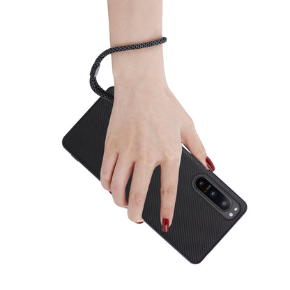 VILI TC Series For Sony Xperia 5 IV 5G Phone Case Anti-fall Textured PU Leather Coated TPU Cover