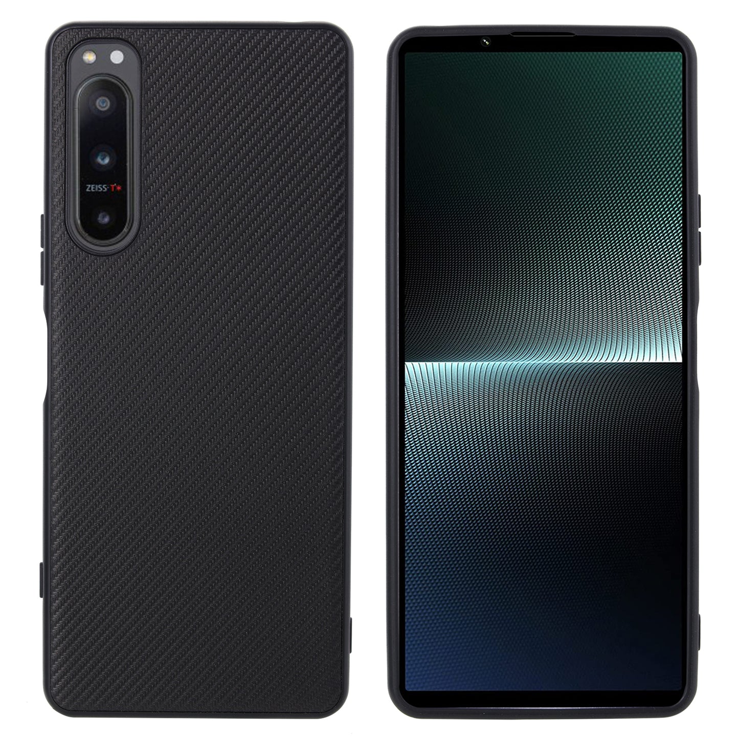 VILI TC Series For Sony Xperia 5 IV 5G Phone Case Anti-fall Textured PU Leather Coated TPU Cover