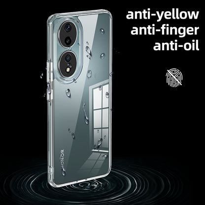 For Honor 90 Drop Resistant Phone Case Airbag Protection PC+TPU Cellphone Back Cover