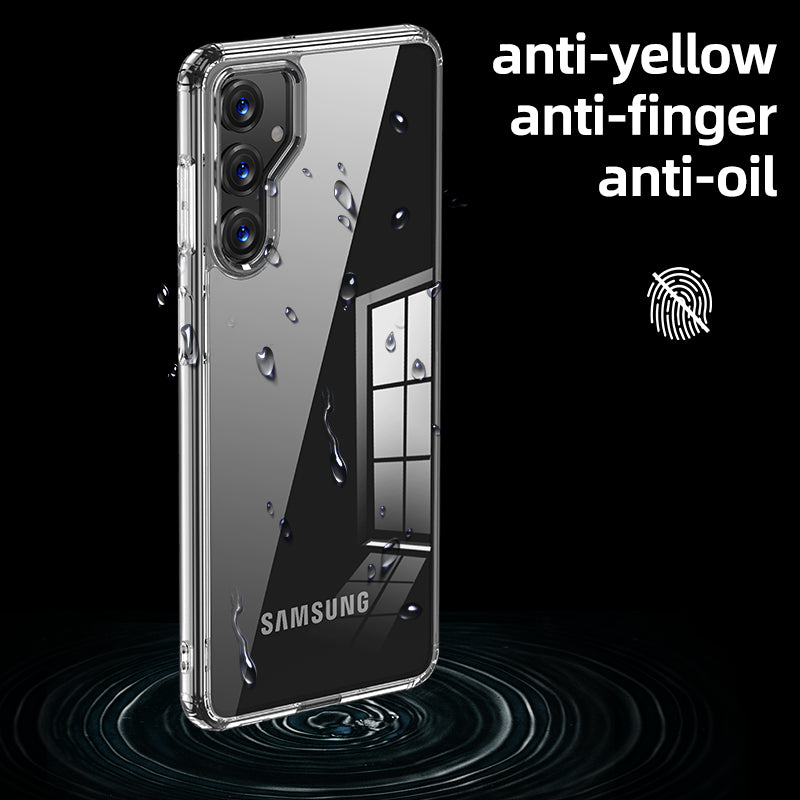 Phone Case for Samsung Galaxy M54 5G / F54 5G Airbag Protection Scratch Proof PC+TPU Cellphone Back Cover