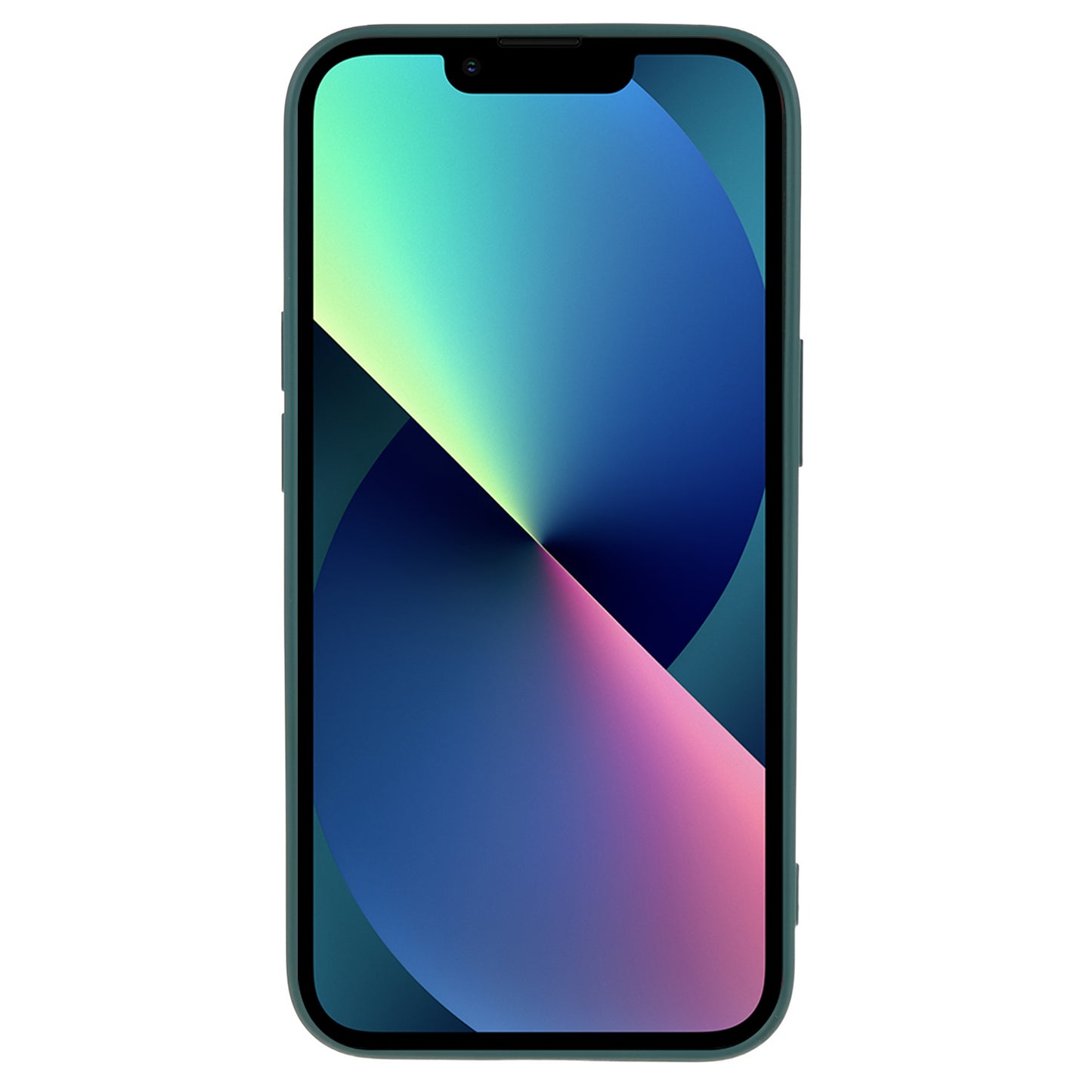 For iPhone 13 mini Rubberized TPU Case Fiber Lining Scratch Resistant Phone Cover