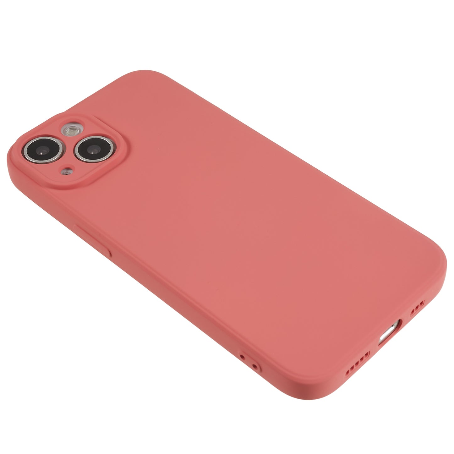 For iPhone 13 mini Rubberized TPU Case Fiber Lining Scratch Resistant Phone Cover