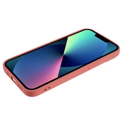 For iPhone 13 mini Rubberized TPU Case Fiber Lining Scratch Resistant Phone Cover