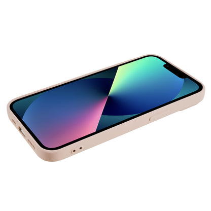 For iPhone 13 mini Rubberized TPU Case Fiber Lining Scratch Resistant Phone Cover