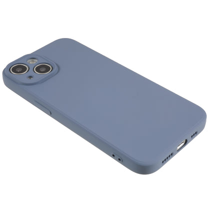 For iPhone 13 mini Rubberized TPU Case Fiber Lining Scratch Resistant Phone Cover