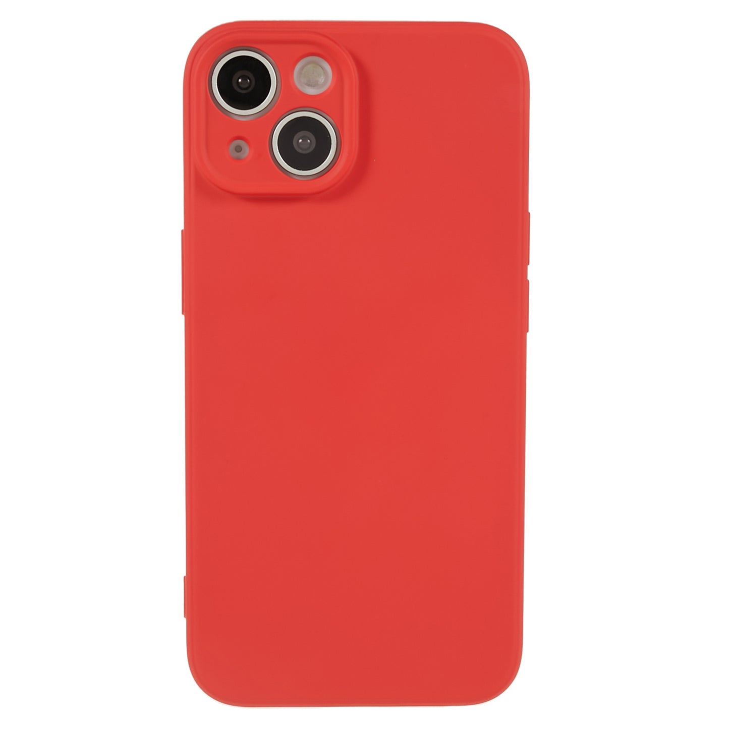 For iPhone 13 mini Rubberized TPU Case Fiber Lining Scratch Resistant Phone Cover