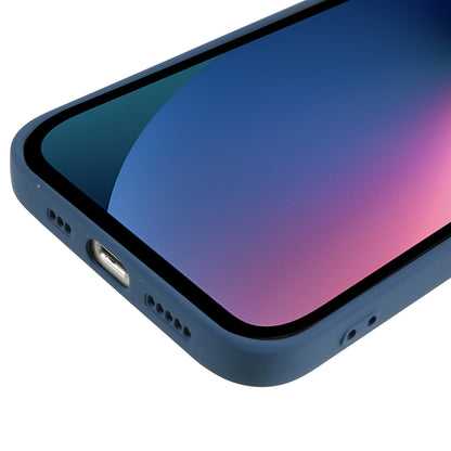 For iPhone 13 mini Rubberized TPU Case Fiber Lining Scratch Resistant Phone Cover