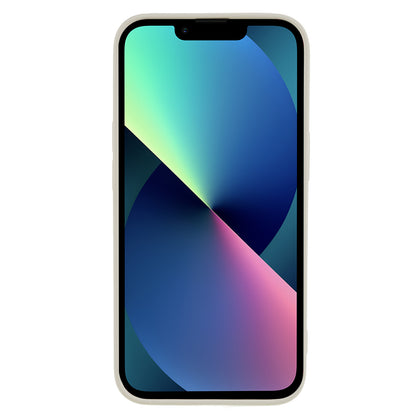 For iPhone 13 mini Rubberized TPU Case Fiber Lining Scratch Resistant Phone Cover