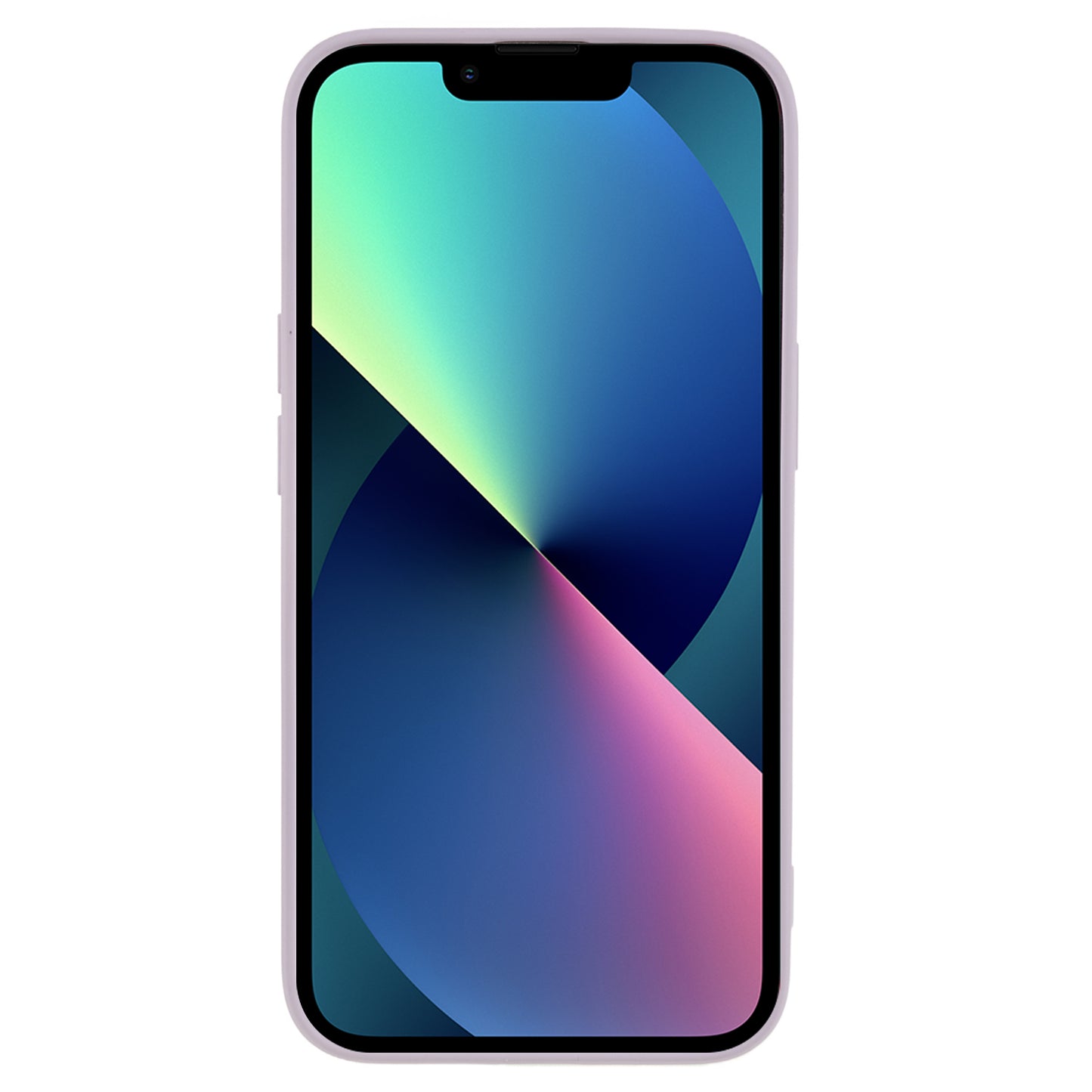 For iPhone 13 mini Rubberized TPU Case Fiber Lining Scratch Resistant Phone Cover