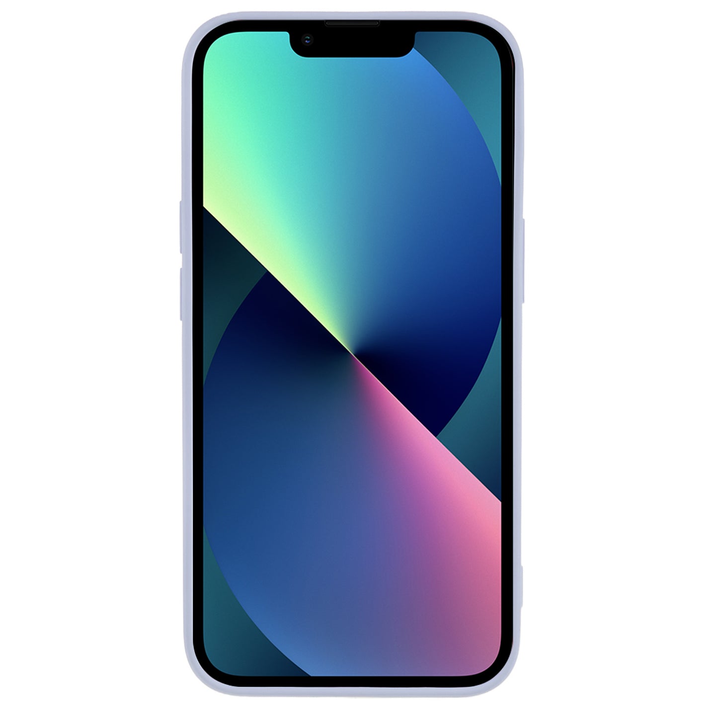 For iPhone 13 mini Rubberized TPU Case Fiber Lining Scratch Resistant Phone Cover