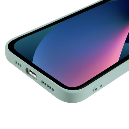 For iPhone 13 mini Rubberized TPU Case Fiber Lining Scratch Resistant Phone Cover