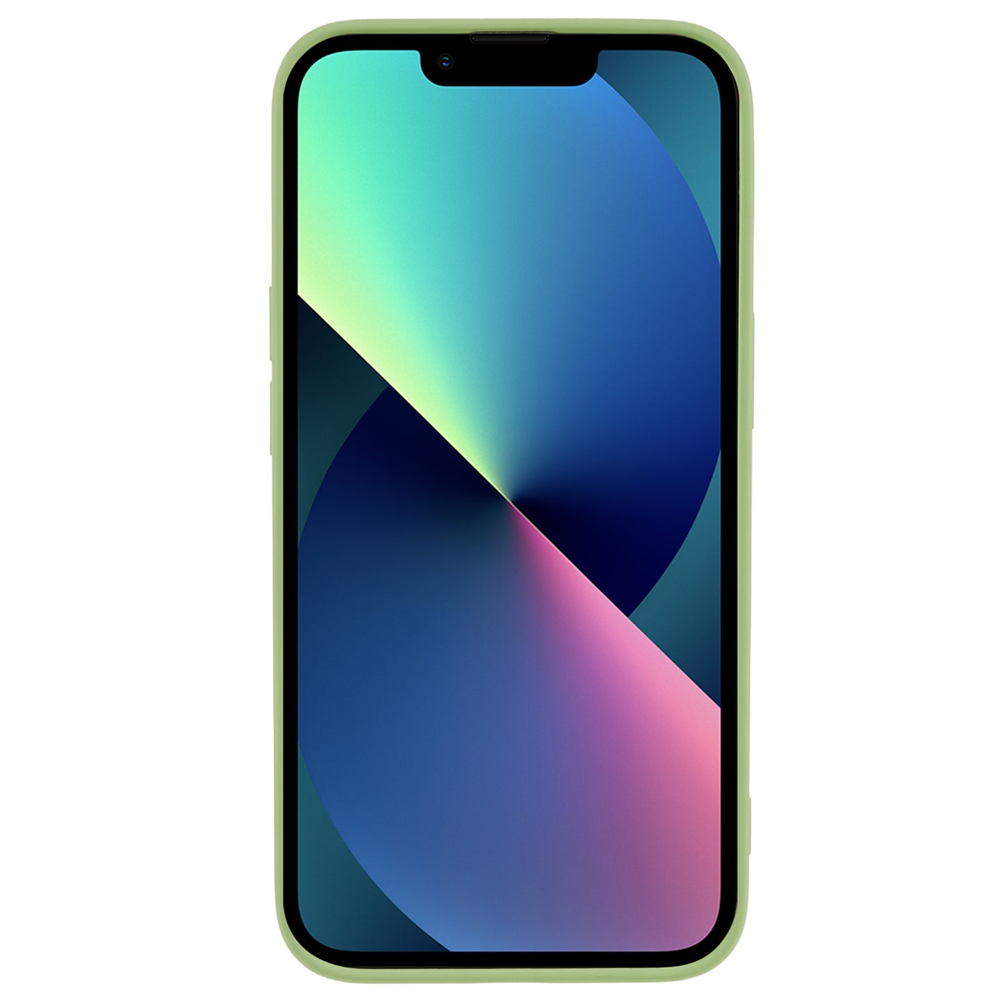 For iPhone 13 mini Rubberized TPU Case Fiber Lining Scratch Resistant Phone Cover