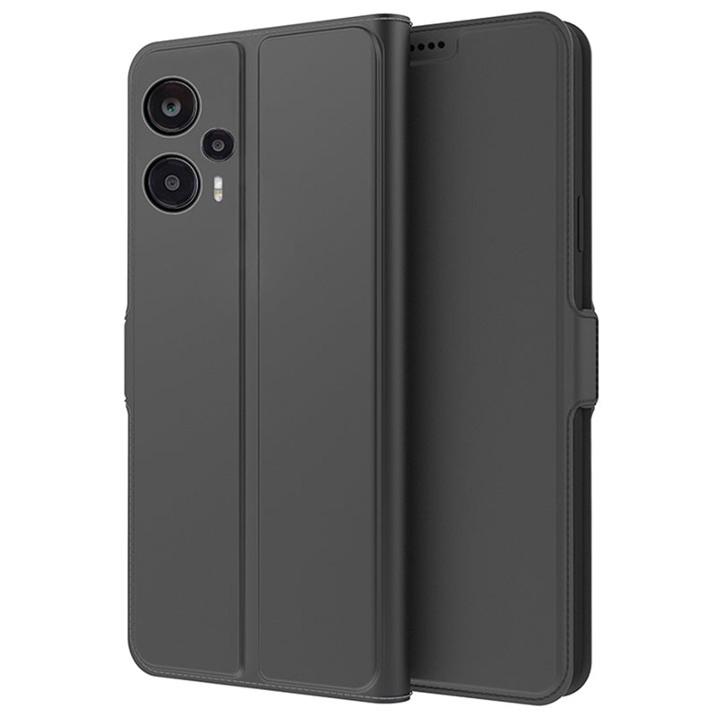 Anti-drop Case for Xiaomi Redmi Note 12 Turbo / Poco F5 5G Card Holder PU Leather Phone Stand Cover