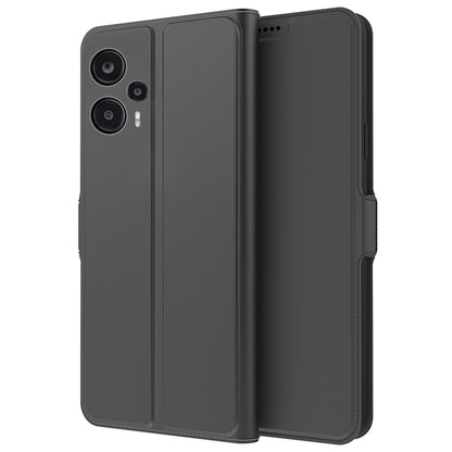 Anti-drop Case for Xiaomi Redmi Note 12 Turbo / Poco F5 5G Card Holder PU Leather Phone Stand Cover