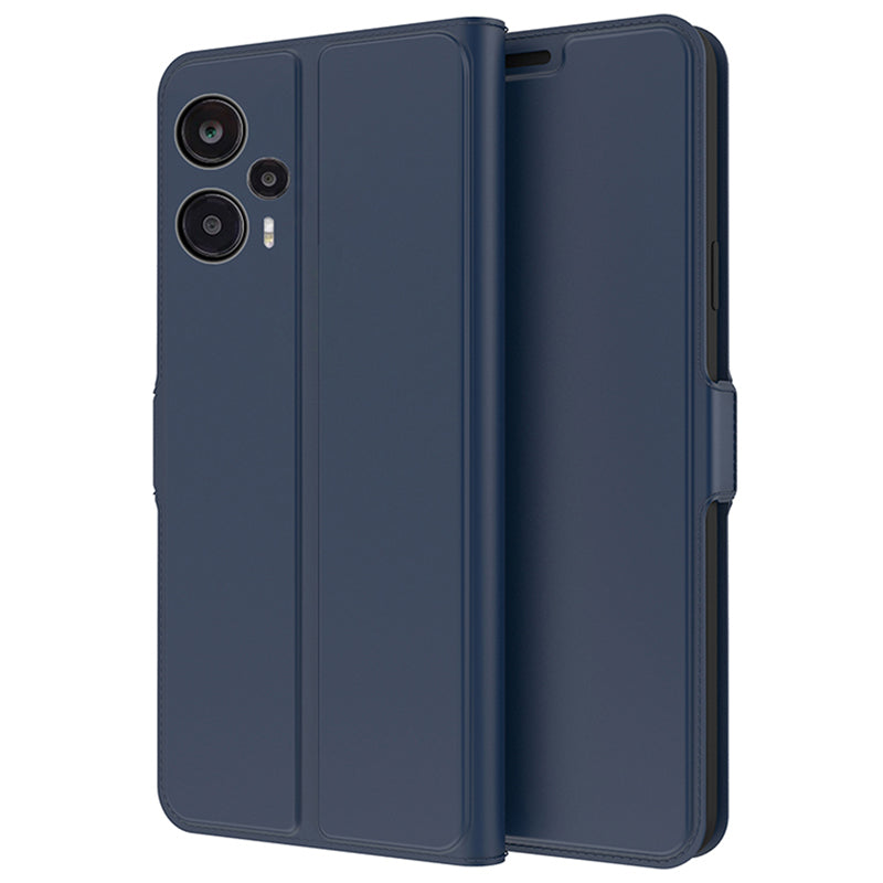 Anti-drop Case for Xiaomi Redmi Note 12 Turbo / Poco F5 5G Card Holder PU Leather Phone Stand Cover