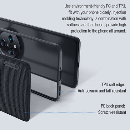 NILLKIN Frosted Shield Pro for Honor Magic5 Magnetic Case Compatible with MagSafe PC+TPU Anti-Scratch Phone Cover