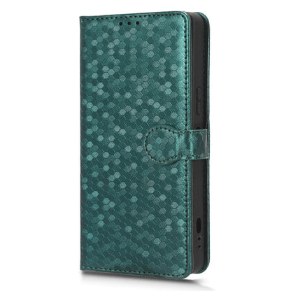 Leather Case for Sony Xperia 1 V , Imprinted Dot Pattern Wallet Cell Phone  Stand Cover