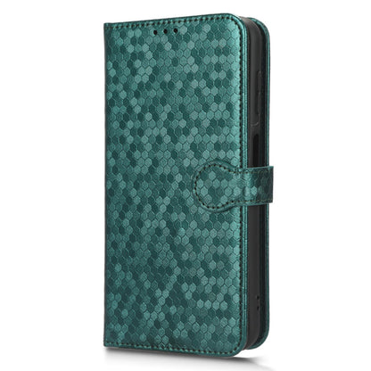 For Samsung Galaxy M54 5G / F54 5G Leather Phone Case Imprinted Dot Pattern Smartphone Cover with Stand Wallet