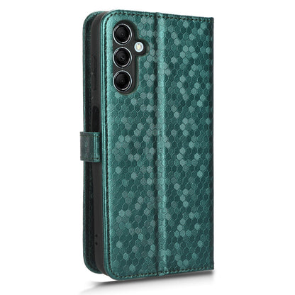 For Samsung Galaxy M54 5G / F54 5G Leather Phone Case Imprinted Dot Pattern Smartphone Cover with Stand Wallet